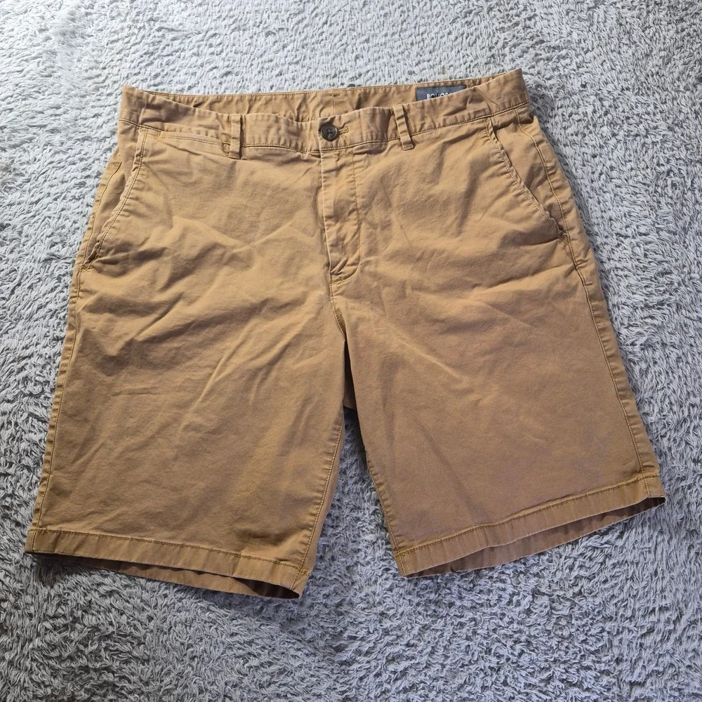 Bonobos‎ Chino Shorts 18193-BR476 Mens 35 Brown Stretch Casual Cotton Twill